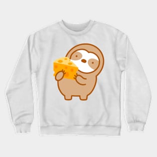 Cute Cheese Sloth Crewneck Sweatshirt